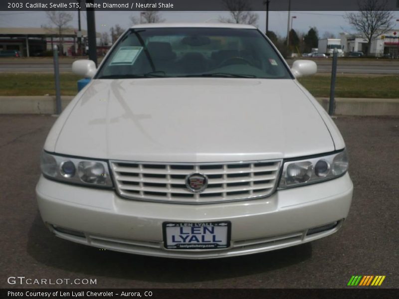 White Diamond / Neutral Shale 2003 Cadillac Seville STS