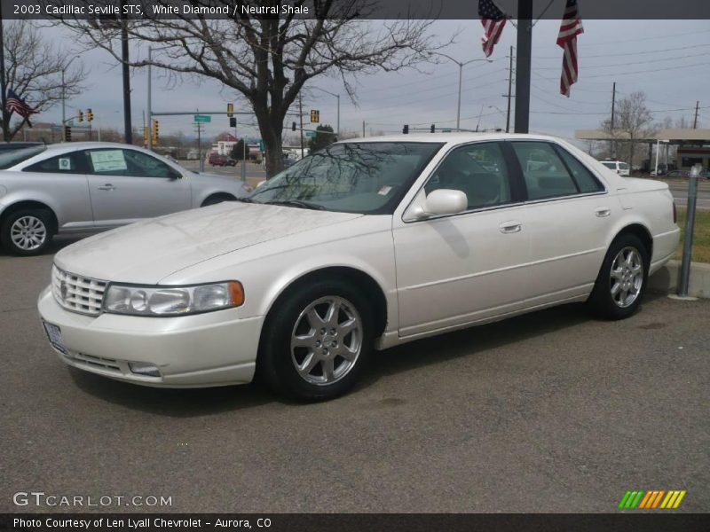 White Diamond / Neutral Shale 2003 Cadillac Seville STS