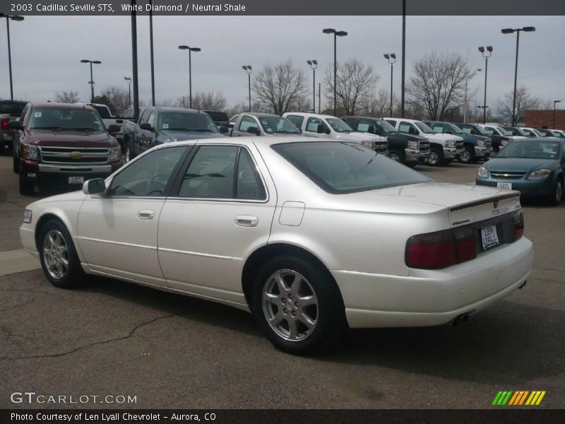 White Diamond / Neutral Shale 2003 Cadillac Seville STS