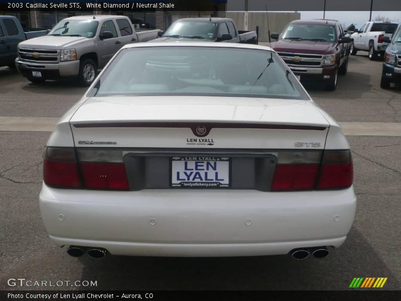 White Diamond / Neutral Shale 2003 Cadillac Seville STS