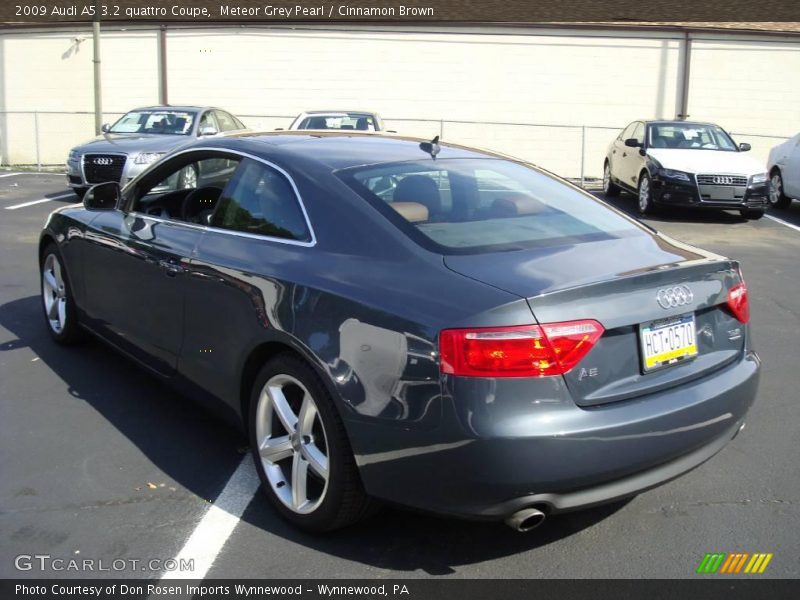 Meteor Grey Pearl / Cinnamon Brown 2009 Audi A5 3.2 quattro Coupe