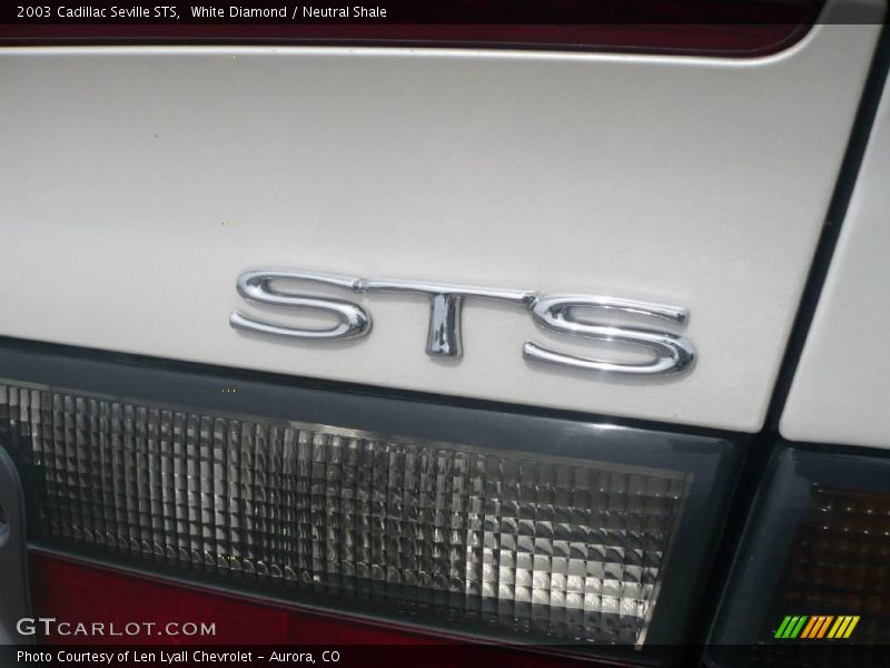 White Diamond / Neutral Shale 2003 Cadillac Seville STS