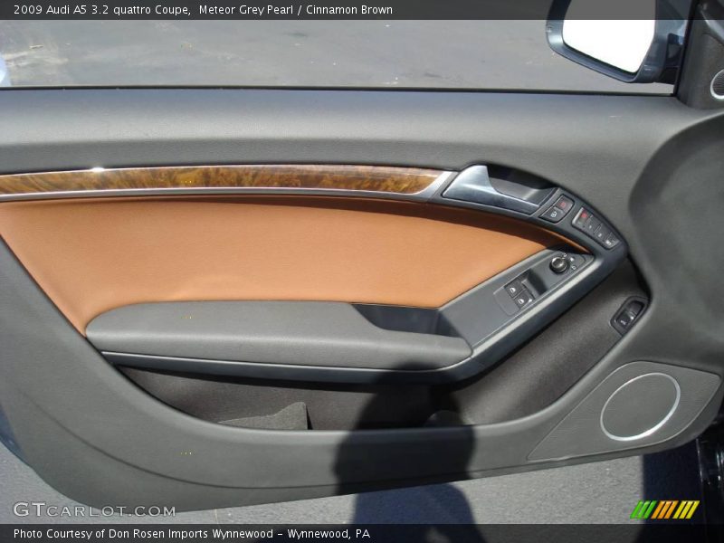 Meteor Grey Pearl / Cinnamon Brown 2009 Audi A5 3.2 quattro Coupe