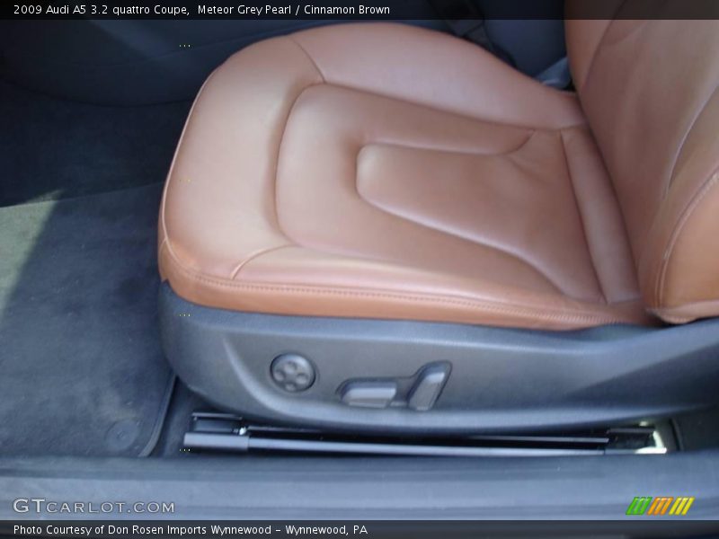 Meteor Grey Pearl / Cinnamon Brown 2009 Audi A5 3.2 quattro Coupe