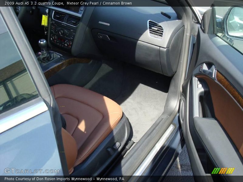 Meteor Grey Pearl / Cinnamon Brown 2009 Audi A5 3.2 quattro Coupe