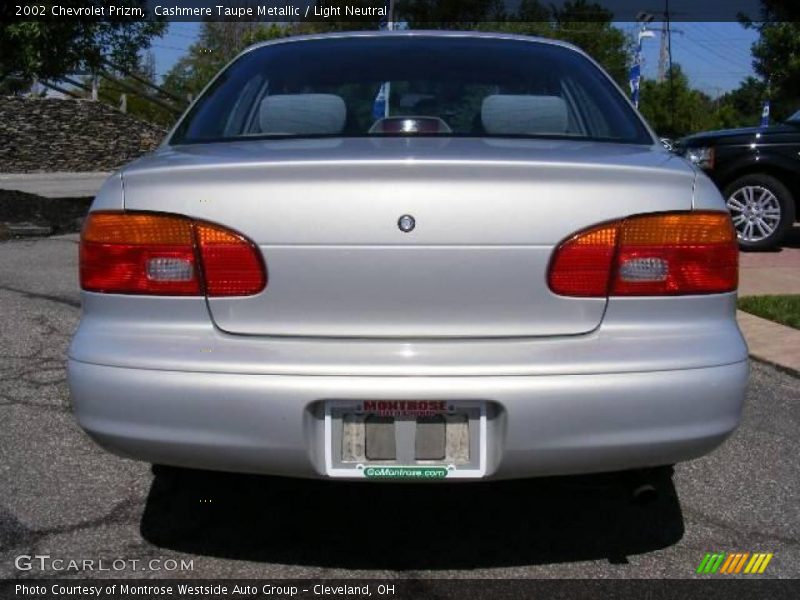 Cashmere Taupe Metallic / Light Neutral 2002 Chevrolet Prizm