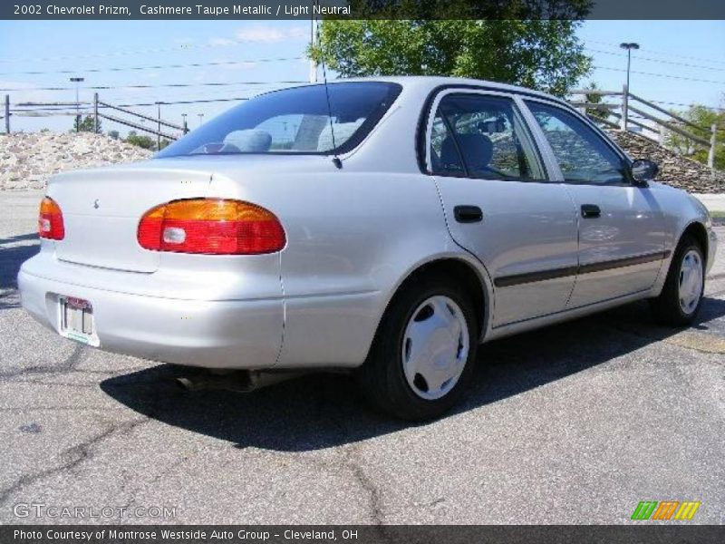 Cashmere Taupe Metallic / Light Neutral 2002 Chevrolet Prizm