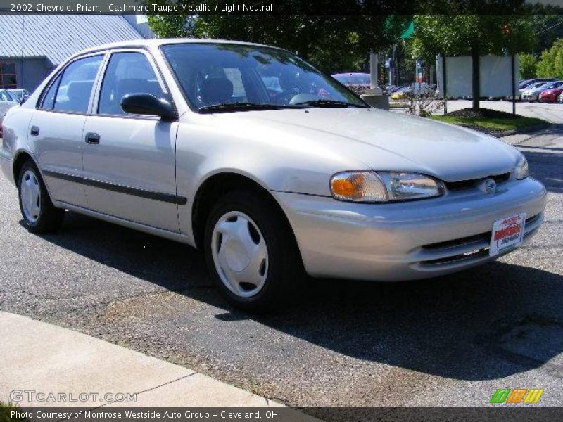 Cashmere Taupe Metallic / Light Neutral 2002 Chevrolet Prizm