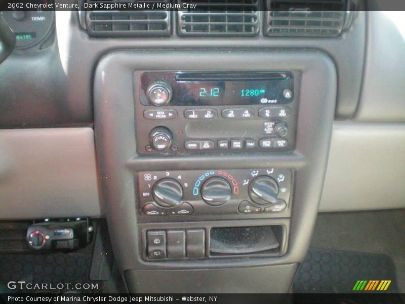 Dark Sapphire Metallic / Medium Gray 2002 Chevrolet Venture