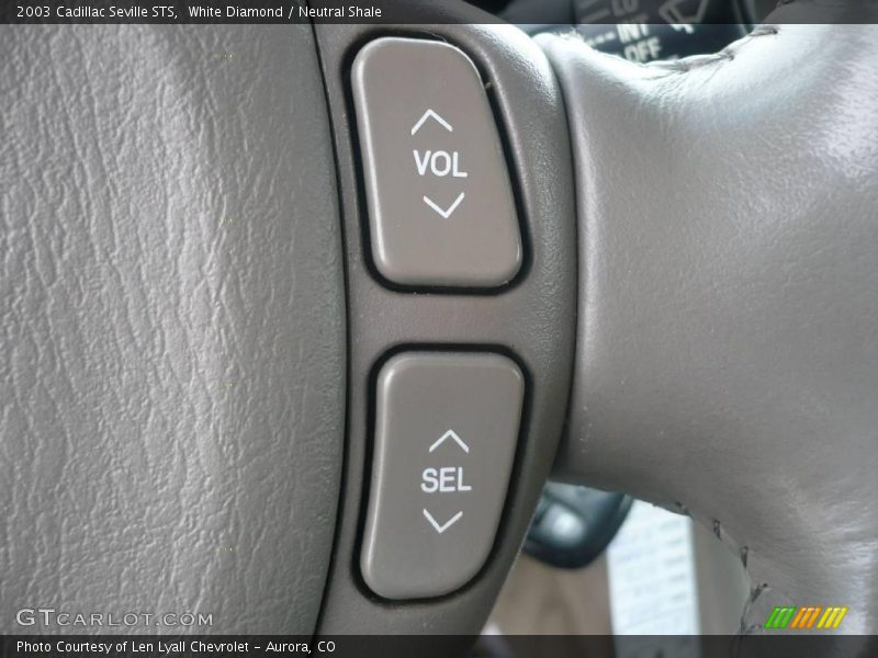 White Diamond / Neutral Shale 2003 Cadillac Seville STS
