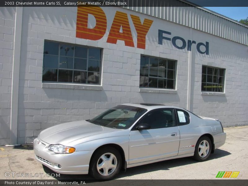 Galaxy Silver Metallic / Ebony Black 2003 Chevrolet Monte Carlo SS