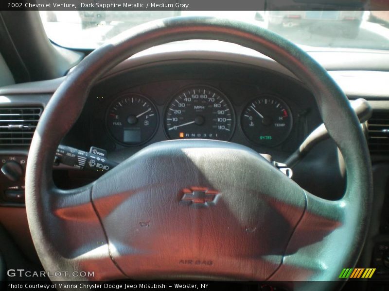 Dark Sapphire Metallic / Medium Gray 2002 Chevrolet Venture