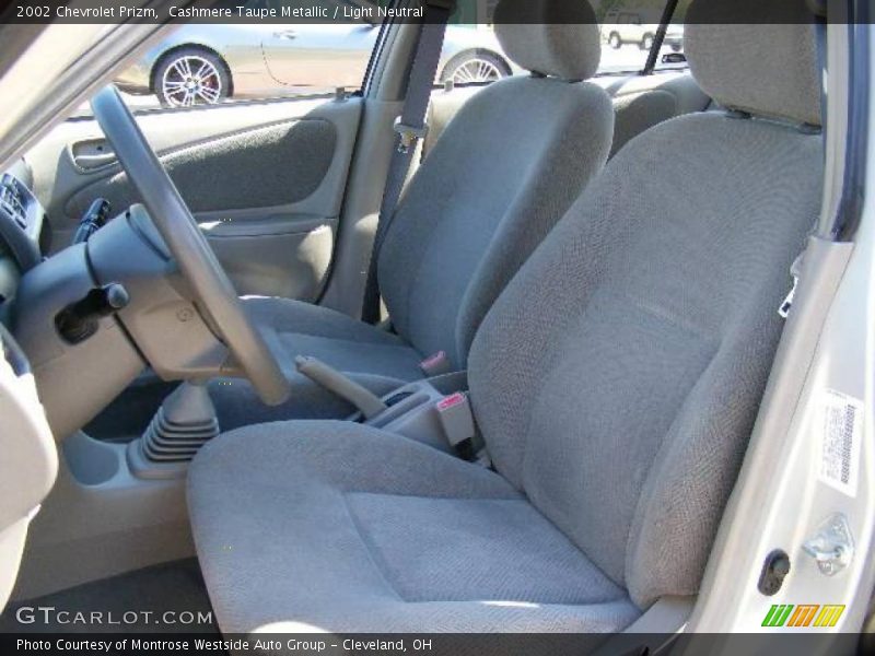 Cashmere Taupe Metallic / Light Neutral 2002 Chevrolet Prizm