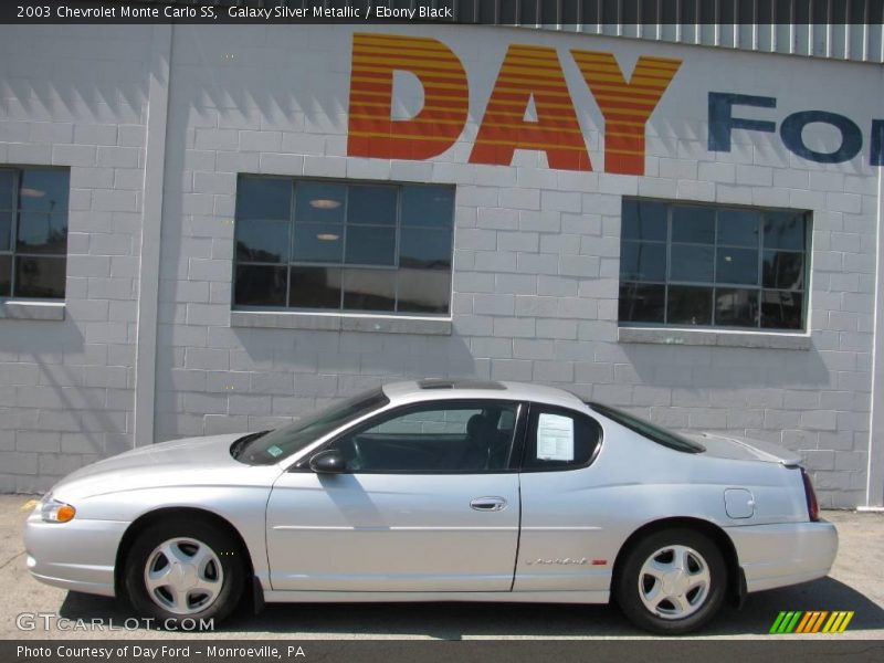 Galaxy Silver Metallic / Ebony Black 2003 Chevrolet Monte Carlo SS