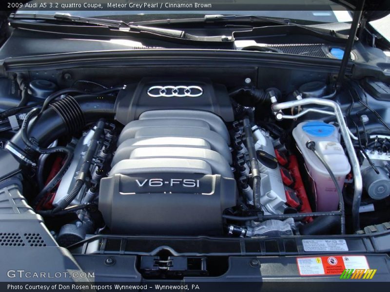 Meteor Grey Pearl / Cinnamon Brown 2009 Audi A5 3.2 quattro Coupe