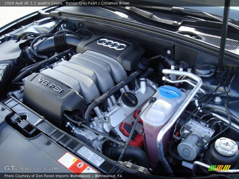 Meteor Grey Pearl / Cinnamon Brown 2009 Audi A5 3.2 quattro Coupe