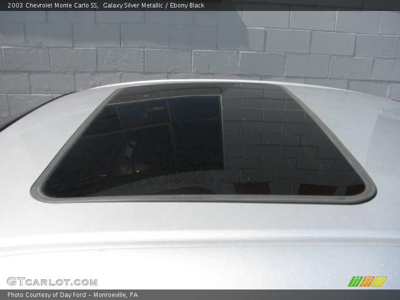 Galaxy Silver Metallic / Ebony Black 2003 Chevrolet Monte Carlo SS