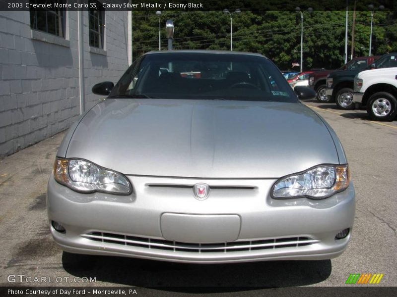 Galaxy Silver Metallic / Ebony Black 2003 Chevrolet Monte Carlo SS