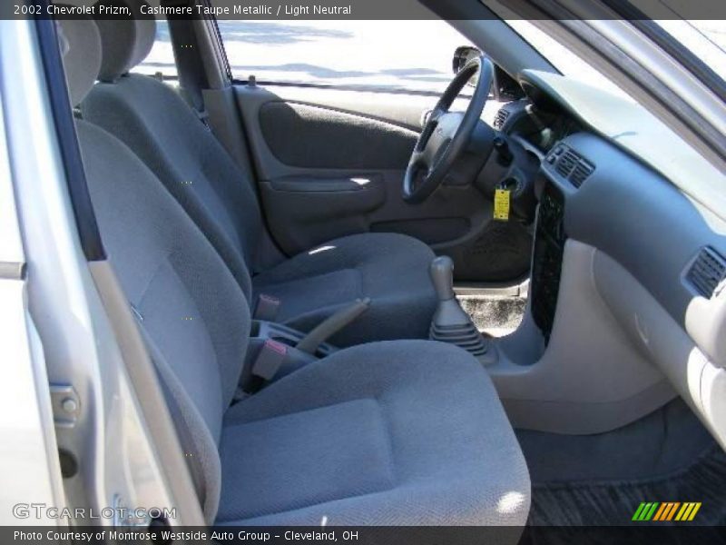 Cashmere Taupe Metallic / Light Neutral 2002 Chevrolet Prizm