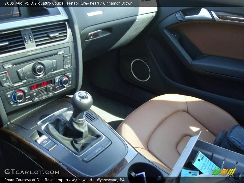 Meteor Grey Pearl / Cinnamon Brown 2009 Audi A5 3.2 quattro Coupe