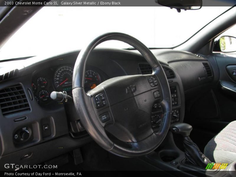 Galaxy Silver Metallic / Ebony Black 2003 Chevrolet Monte Carlo SS