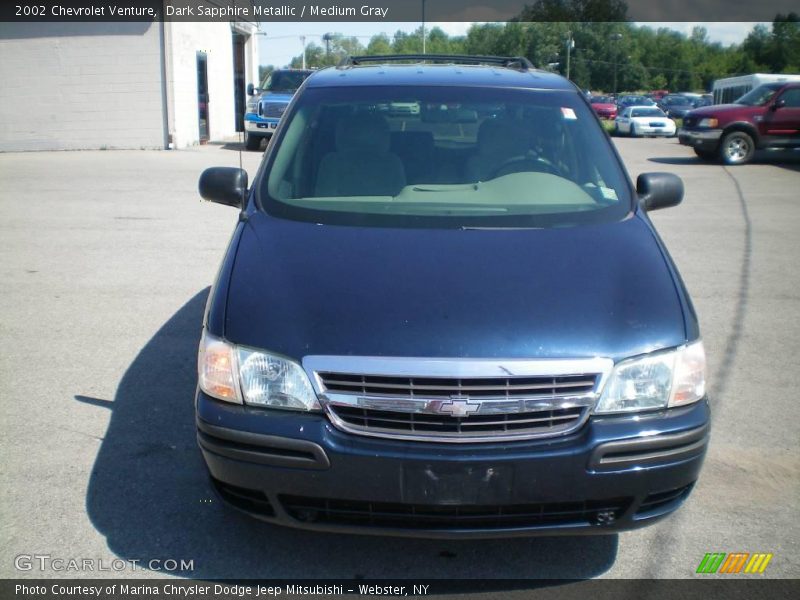Dark Sapphire Metallic / Medium Gray 2002 Chevrolet Venture