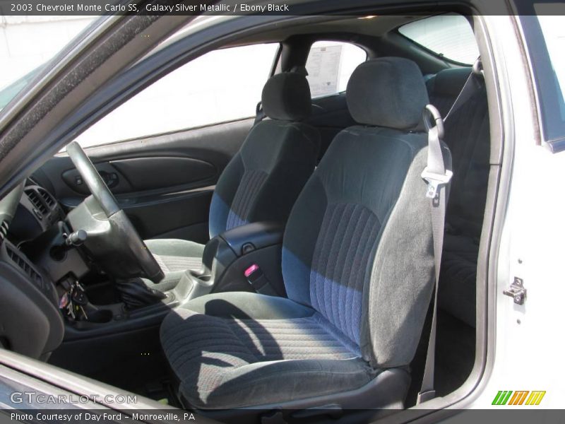 Galaxy Silver Metallic / Ebony Black 2003 Chevrolet Monte Carlo SS