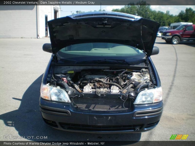 Dark Sapphire Metallic / Medium Gray 2002 Chevrolet Venture