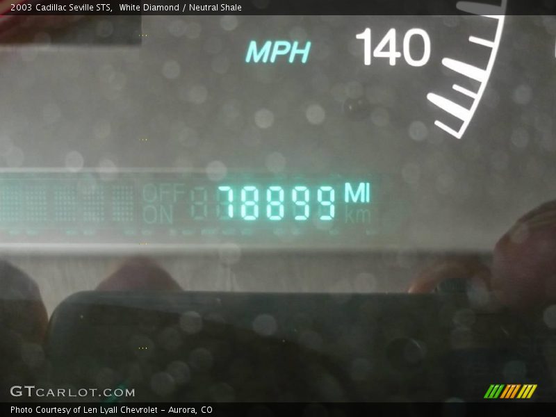 White Diamond / Neutral Shale 2003 Cadillac Seville STS