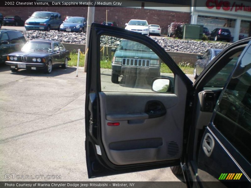 Dark Sapphire Metallic / Medium Gray 2002 Chevrolet Venture