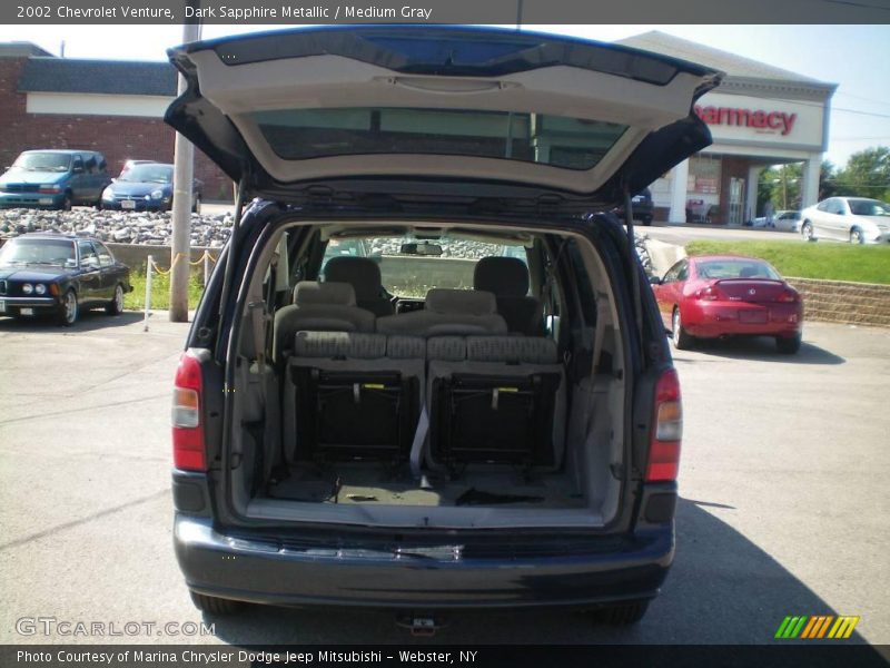 Dark Sapphire Metallic / Medium Gray 2002 Chevrolet Venture