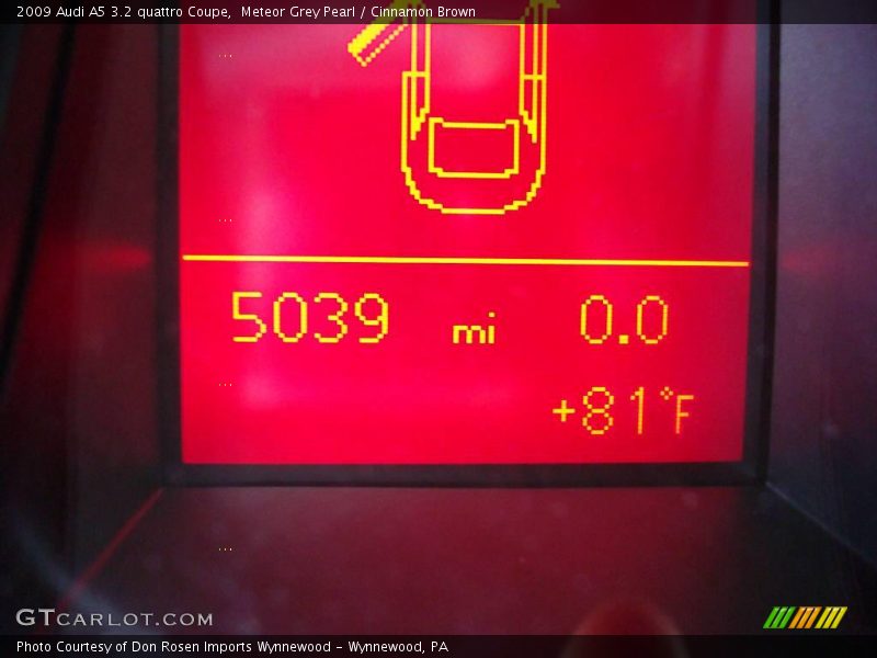 Meteor Grey Pearl / Cinnamon Brown 2009 Audi A5 3.2 quattro Coupe