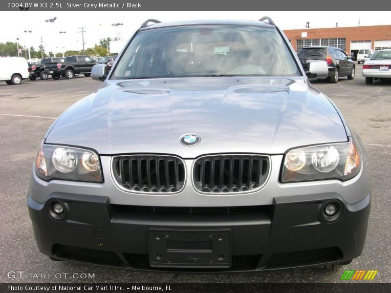 Silver Grey Metallic / Black 2004 BMW X3 2.5i