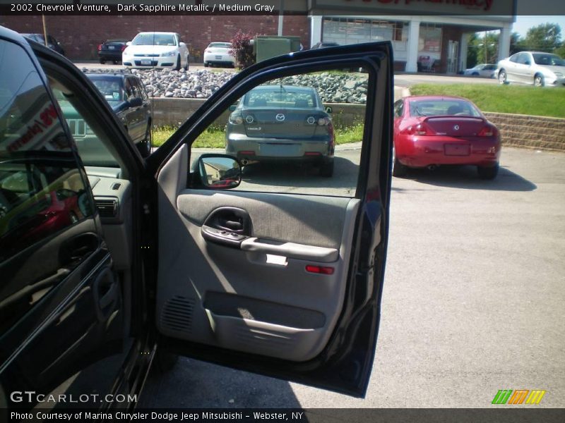 Dark Sapphire Metallic / Medium Gray 2002 Chevrolet Venture