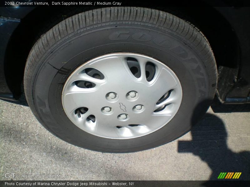 Dark Sapphire Metallic / Medium Gray 2002 Chevrolet Venture