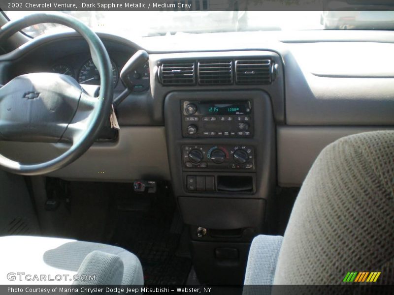 Dark Sapphire Metallic / Medium Gray 2002 Chevrolet Venture