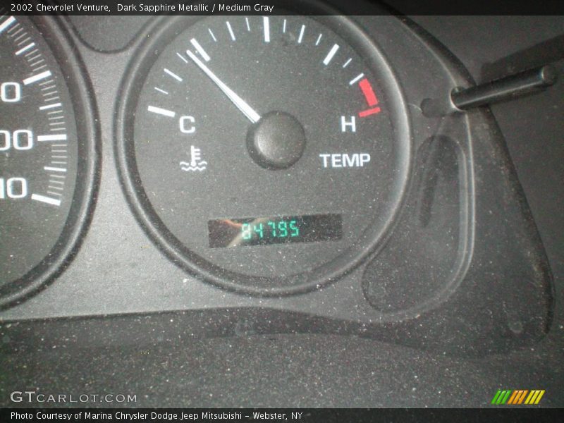 Dark Sapphire Metallic / Medium Gray 2002 Chevrolet Venture