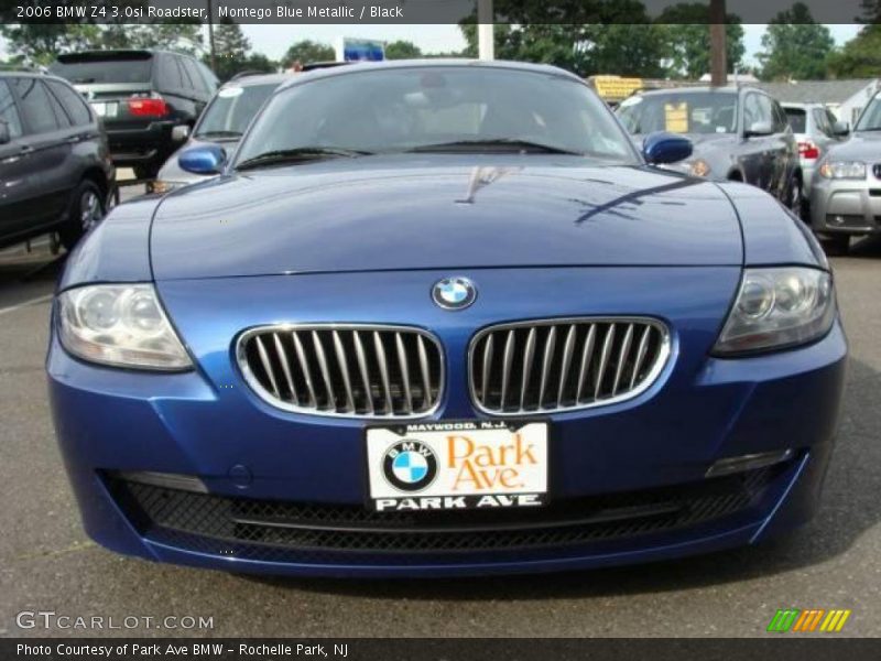 Montego Blue Metallic / Black 2006 BMW Z4 3.0si Roadster