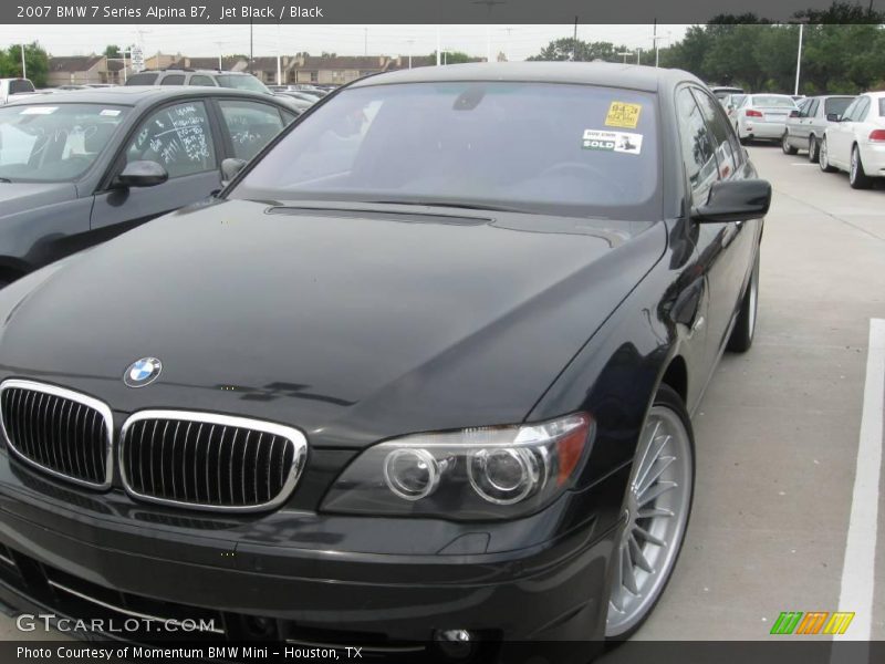 Jet Black / Black 2007 BMW 7 Series Alpina B7