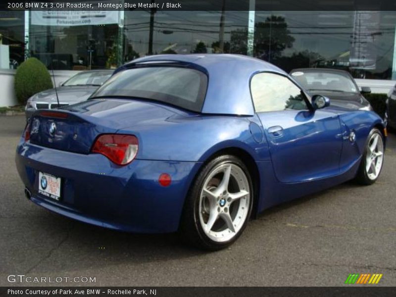 Montego Blue Metallic / Black 2006 BMW Z4 3.0si Roadster