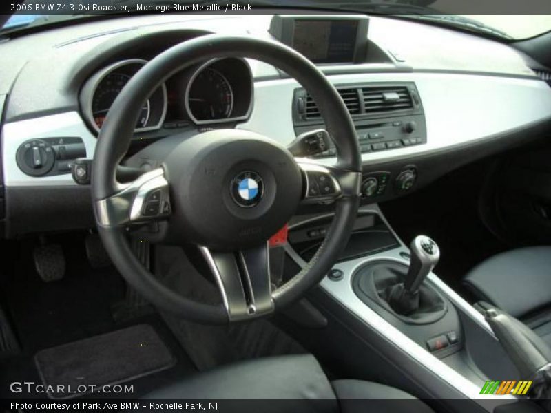 Montego Blue Metallic / Black 2006 BMW Z4 3.0si Roadster