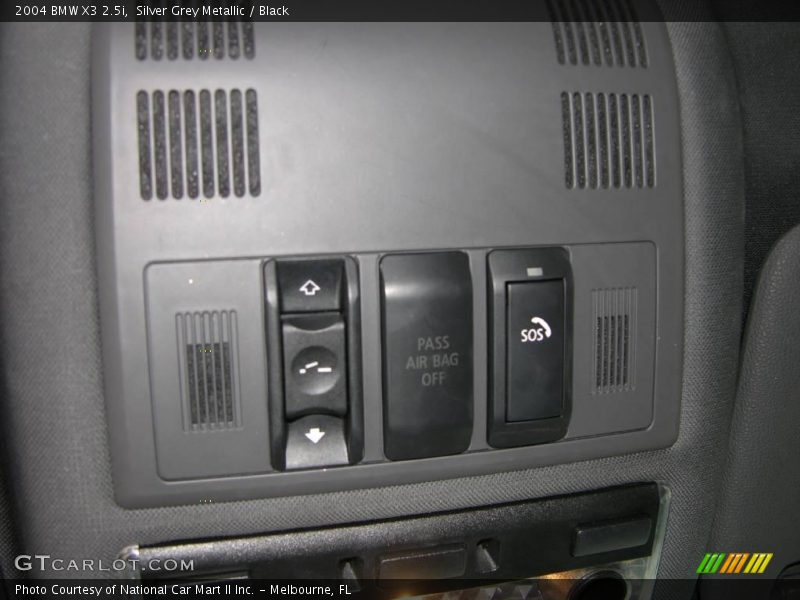 Silver Grey Metallic / Black 2004 BMW X3 2.5i