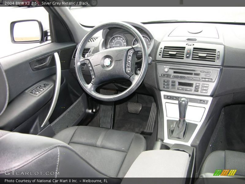 Silver Grey Metallic / Black 2004 BMW X3 2.5i