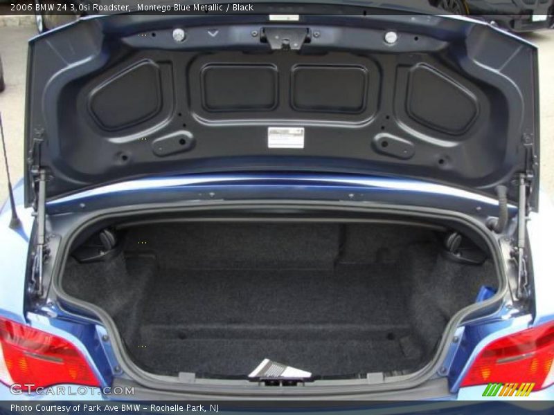 Montego Blue Metallic / Black 2006 BMW Z4 3.0si Roadster