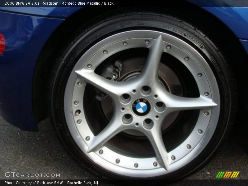 Montego Blue Metallic / Black 2006 BMW Z4 3.0si Roadster