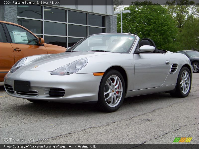 Silver / Black 2004 Porsche Boxster S