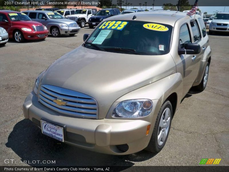 Sandstone Metallic / Ebony Black 2007 Chevrolet HHR LS