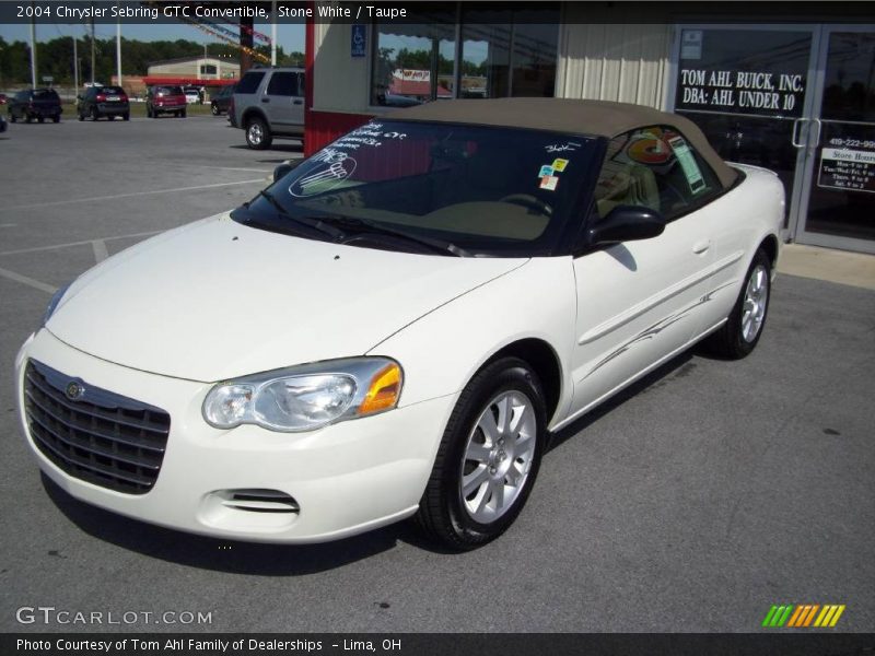 Stone White / Taupe 2004 Chrysler Sebring GTC Convertible