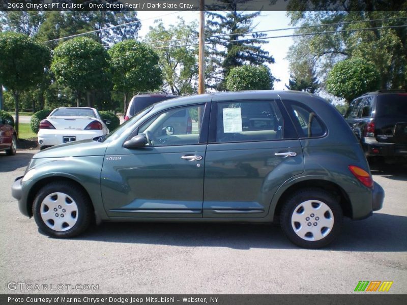 Onyx Green Pearl / Dark Slate Gray 2003 Chrysler PT Cruiser