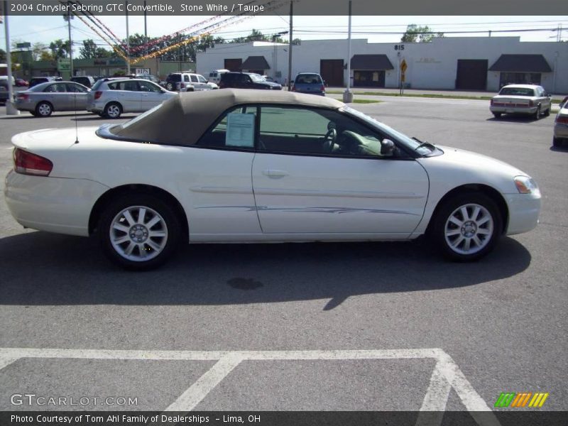 Stone White / Taupe 2004 Chrysler Sebring GTC Convertible